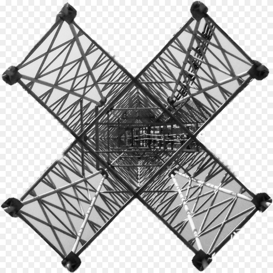 Cross Mark X Freetoedit Geometricshapes Photography Scaffolding, Machine, Wheel, Cable, Power Lines Png