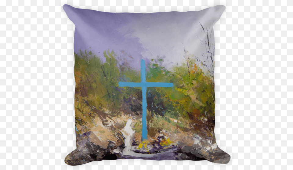 Cross Mountain Official Film Merchandise Christian Cross, Cushion, Home Decor, Symbol, Pillow Free Png
