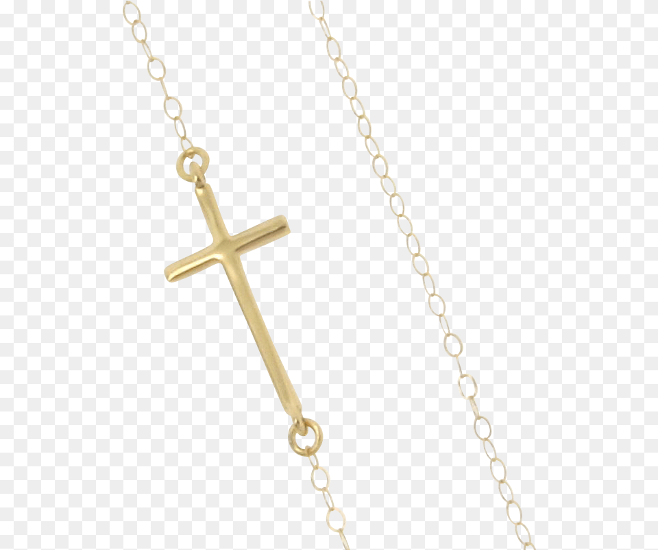 Cross Necklace Clipart Chain, Symbol, Accessories, Jewelry Png