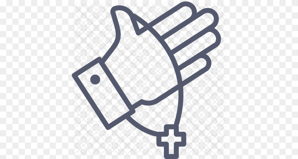 Cross Necklace Icon Cross, Baseball, Baseball Glove, Clothing, Glove Png