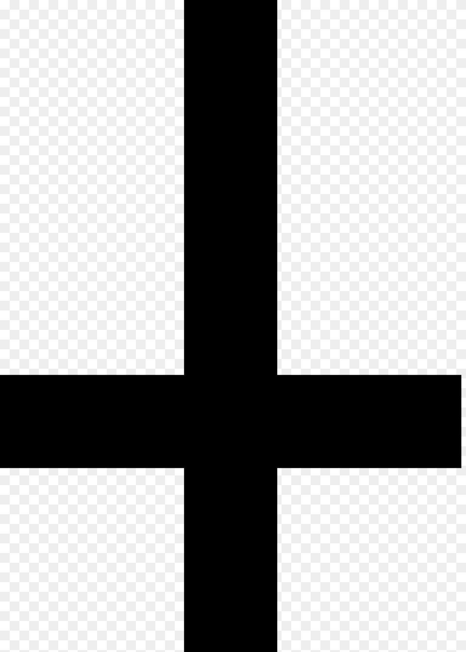 Cross Of Saint Peter, Gray Png Image