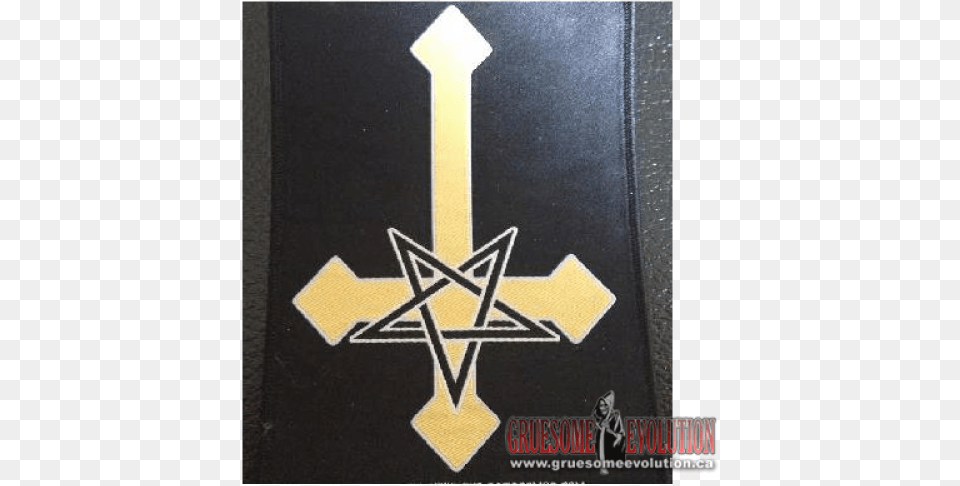 Cross Of Saint Peter, Emblem, Symbol, Blackboard, Sign Free Transparent Png