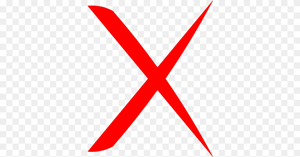 Cross Out 5 Image Red X, Blade, Dagger, Knife, Weapon Free Png