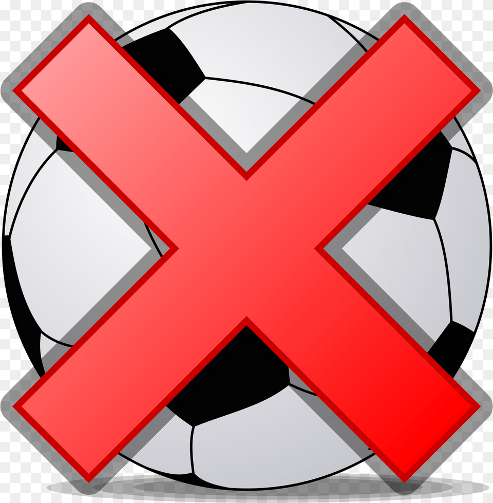 Cross Out Clipart Clipart Library File Soccer Ball Crossed Out, Football, Soccer Ball, Sport, Logo Png