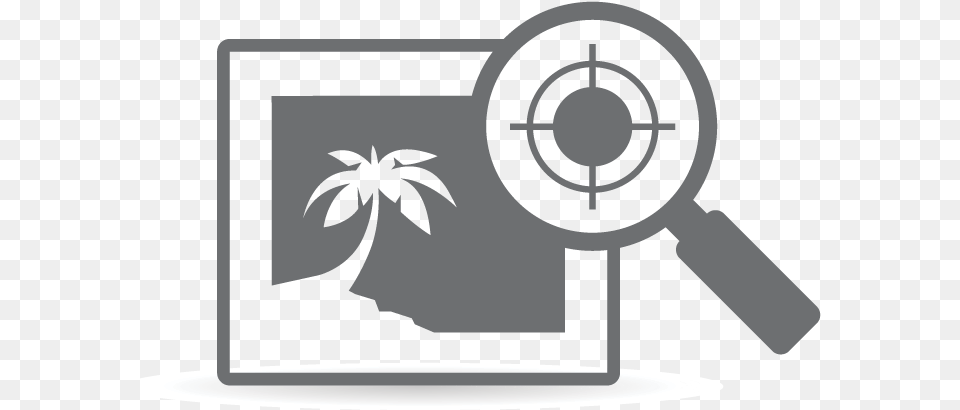 Cross Out Sign, Stencil, Magnifying Png Image