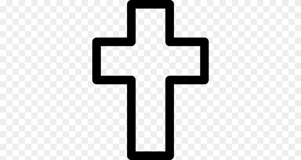 Cross Outline, Symbol Png Image
