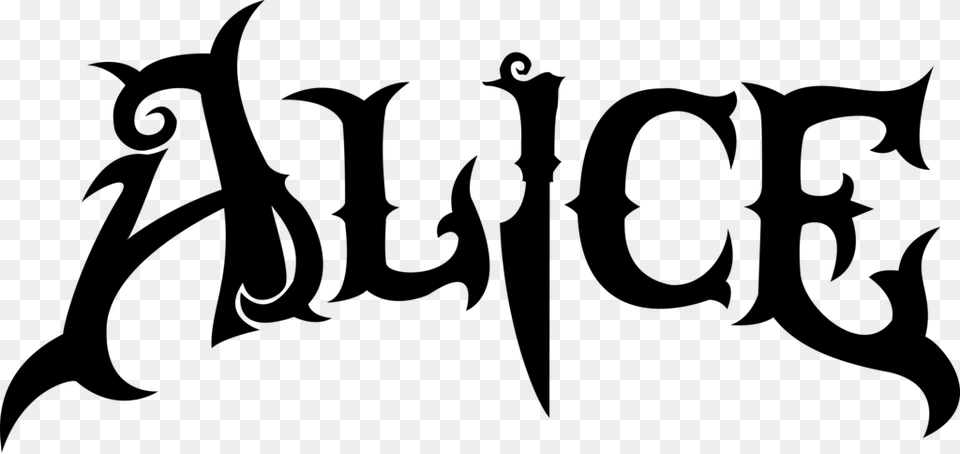 Cross Over Of Alice Alice Madness Returns Logo, Gray Free Png Download