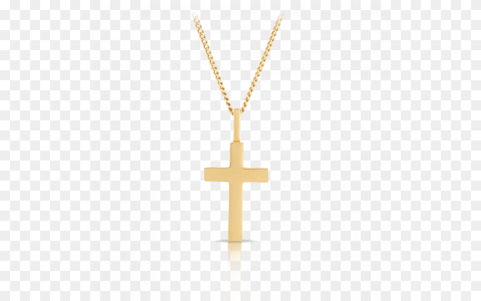 Cross Pendant Made In Yellow Gold, Accessories, Symbol, Jewelry, Necklace Free Transparent Png