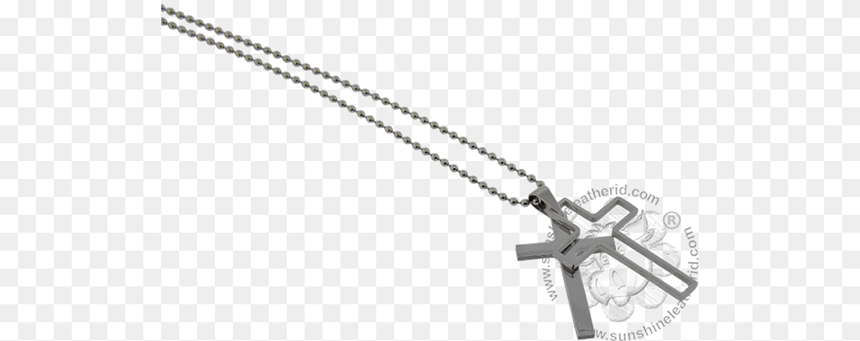 Cross Pendant Stainless Steel Sscn05 Stainless Steel Analysis, Accessories, Jewelry, Necklace Png Image