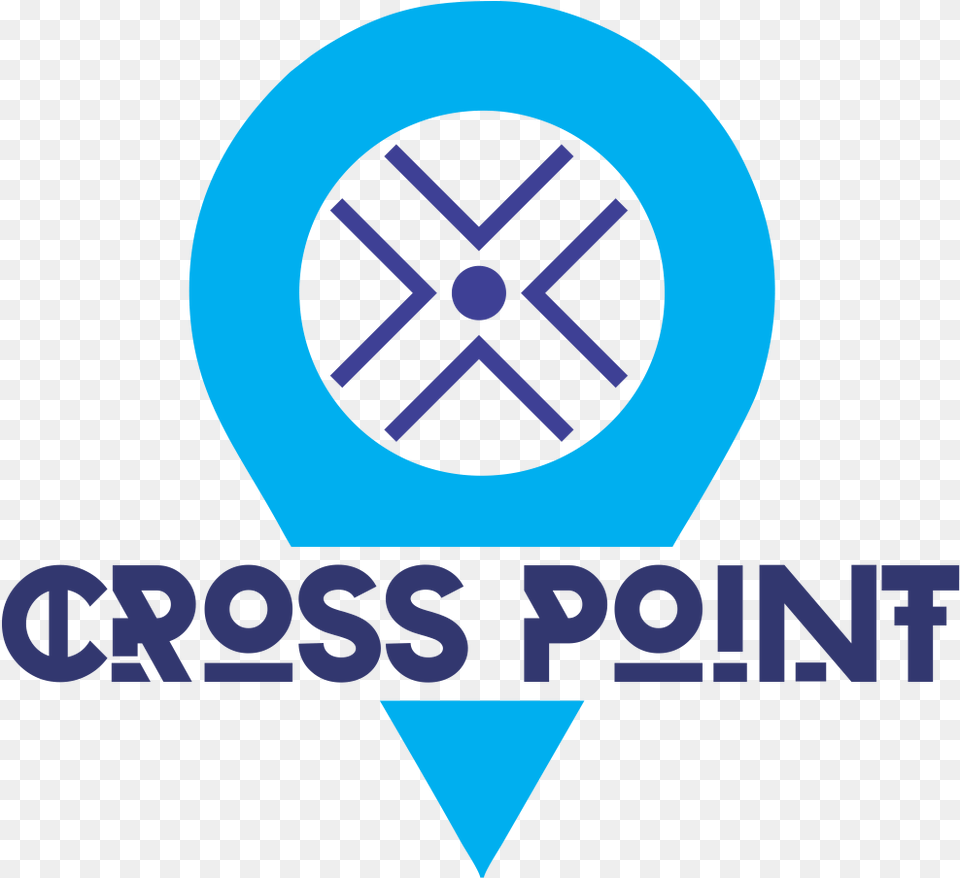Cross Point Logo Circle, Light Png