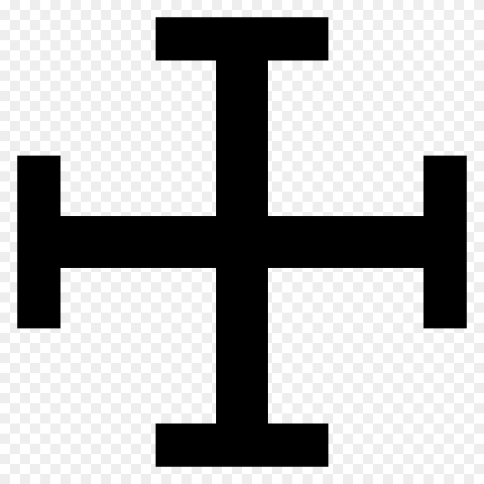 Cross Potent, Gray Free Png