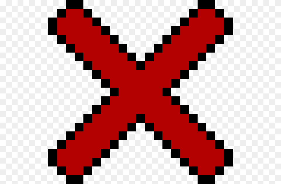 Cross Red X Pixel Art, First Aid, Symbol Free Transparent Png
