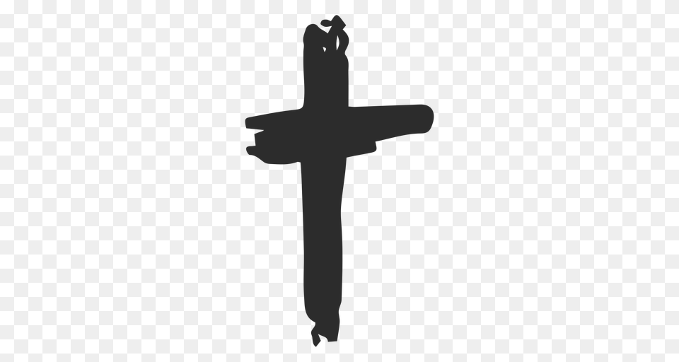 Cross Scribble Icon, Symbol, Crucifix Free Png Download