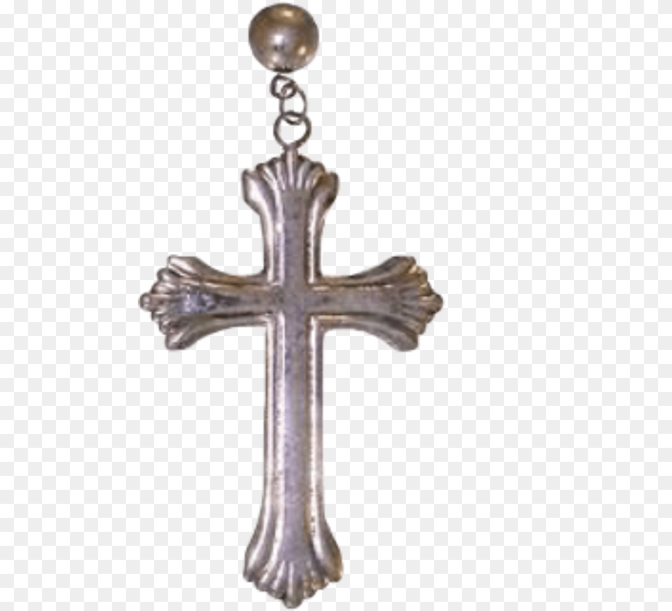 Cross Silverchain Gothic Ukiran Salib, Symbol Free Png Download