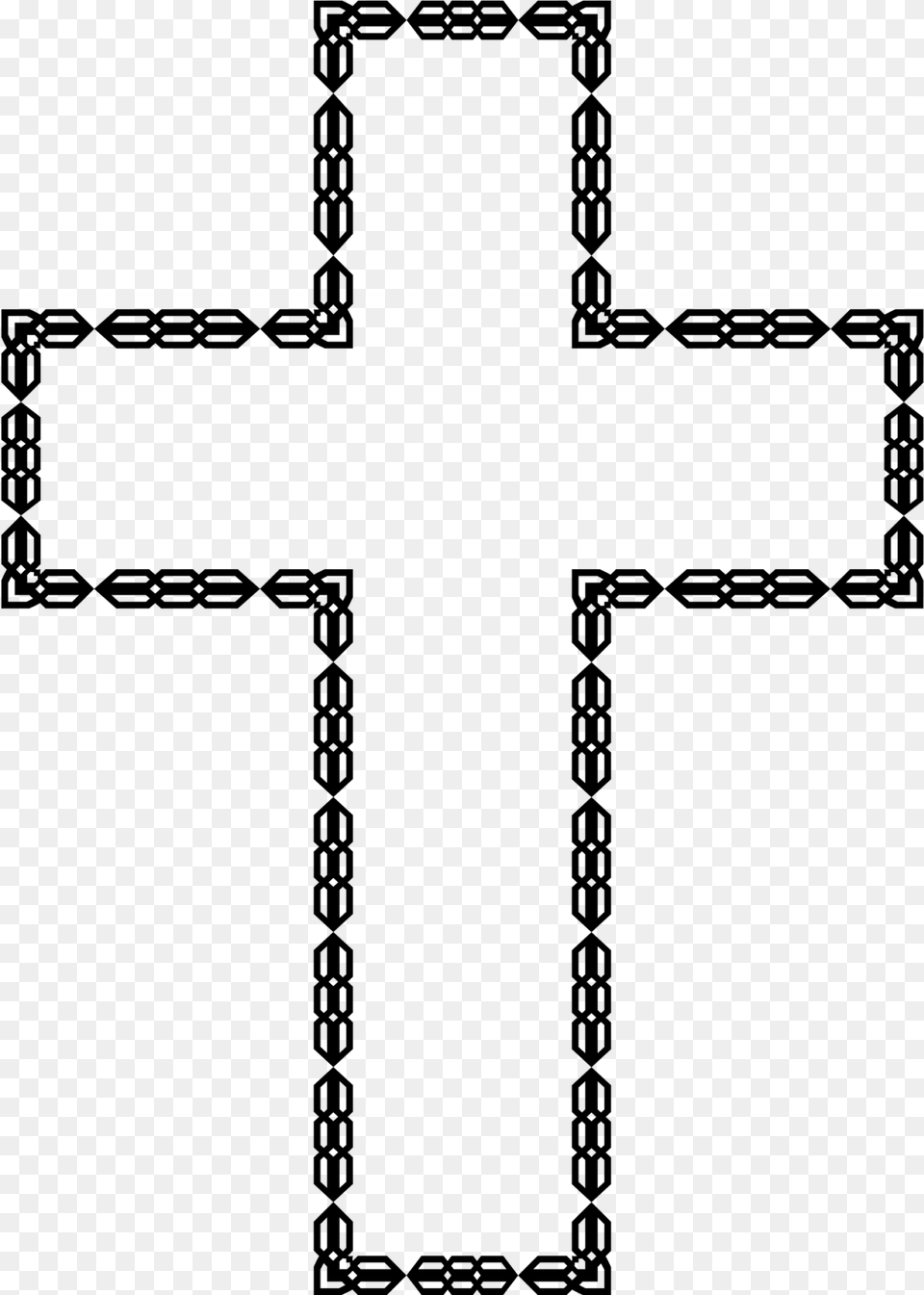 Cross Svg Clip Arts Cross Border, Gray Free Transparent Png