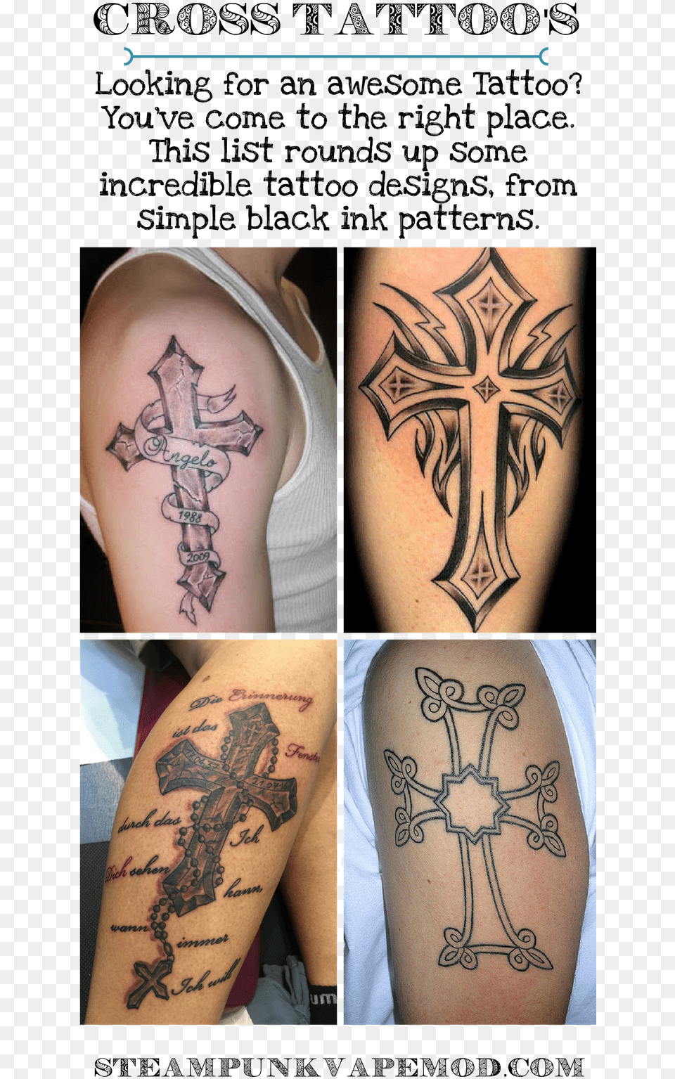 Cross Tattoos Cross Tattoos Henna Future Tattoos Tattoos Cross, Person, Skin, Tattoo Png Image