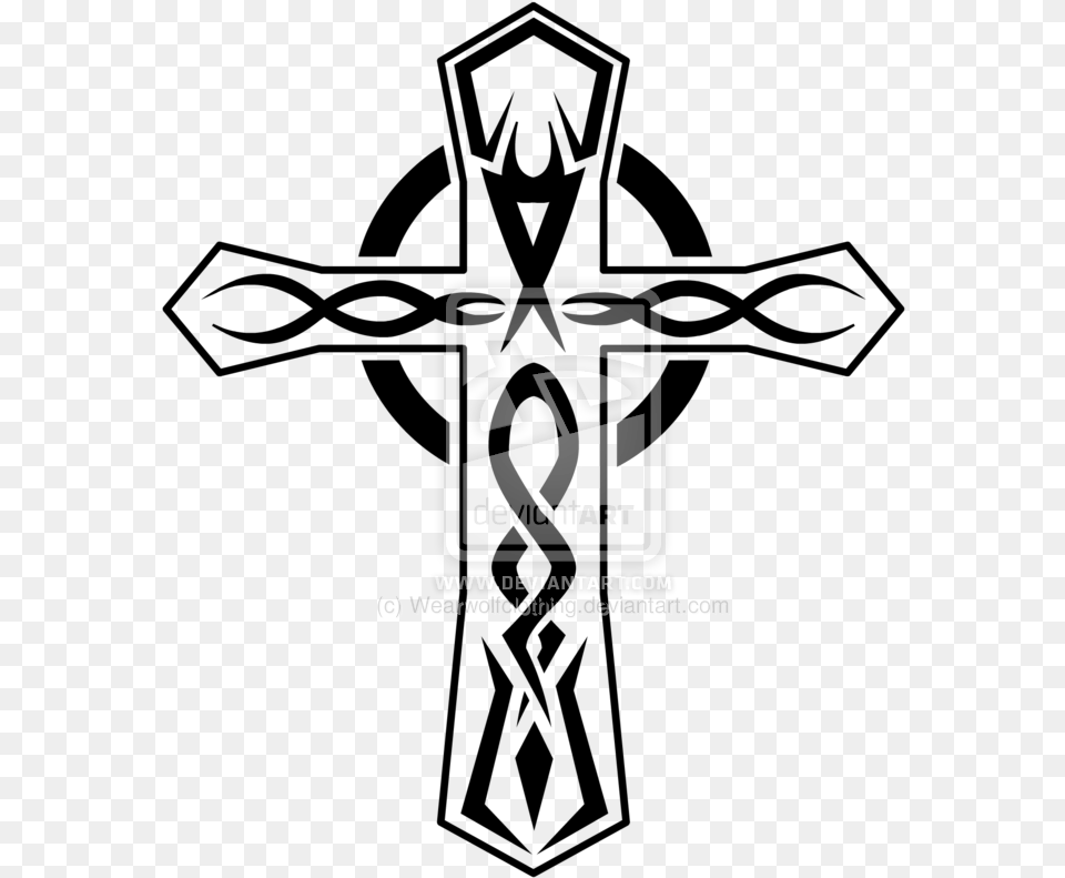 Cross Tattoos Pic Cross Tattoo Tribal Designs, Logo Png