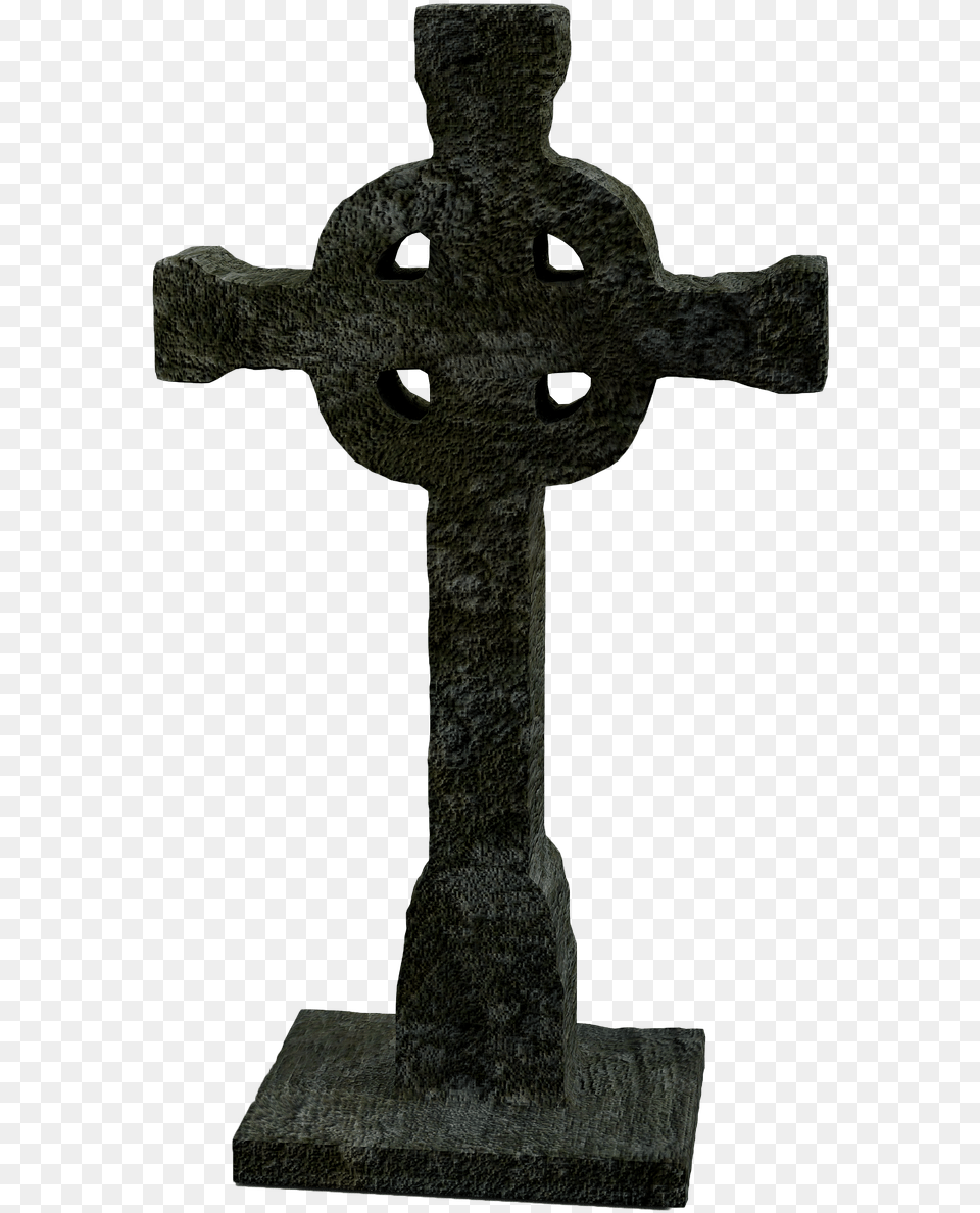 Cross Tombstone Cemetery Religion Grave Cross Tombstone, Symbol, Tomb, Gravestone Png Image