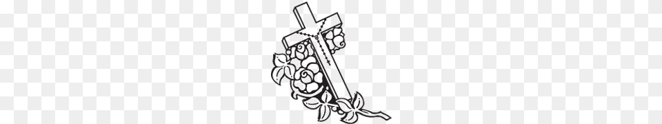 Cross Tombstone Clipart Clip Art Images, Stencil, Symbol, Floral Design, Graphics Free Png Download