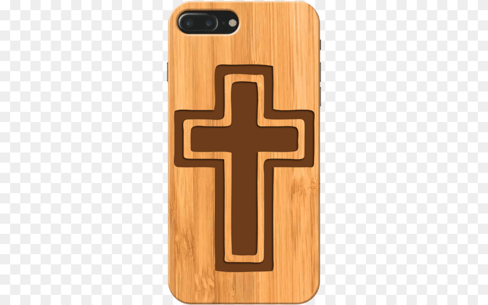 Cross Wooden Phone Case American Wooden Case, Electronics, Mobile Phone, Wood, Symbol Free Transparent Png