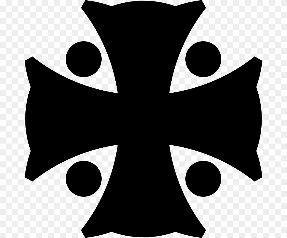 Cross Xxiv, Gray Free Png