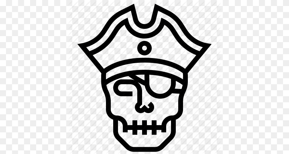Crossbone Death Hat Helmet Piracy Pirate Skull Icon Free Transparent Png