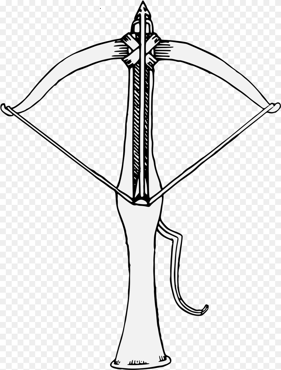 Crossbow Easy Crossbow Drawing, Weapon, Bow Free Transparent Png