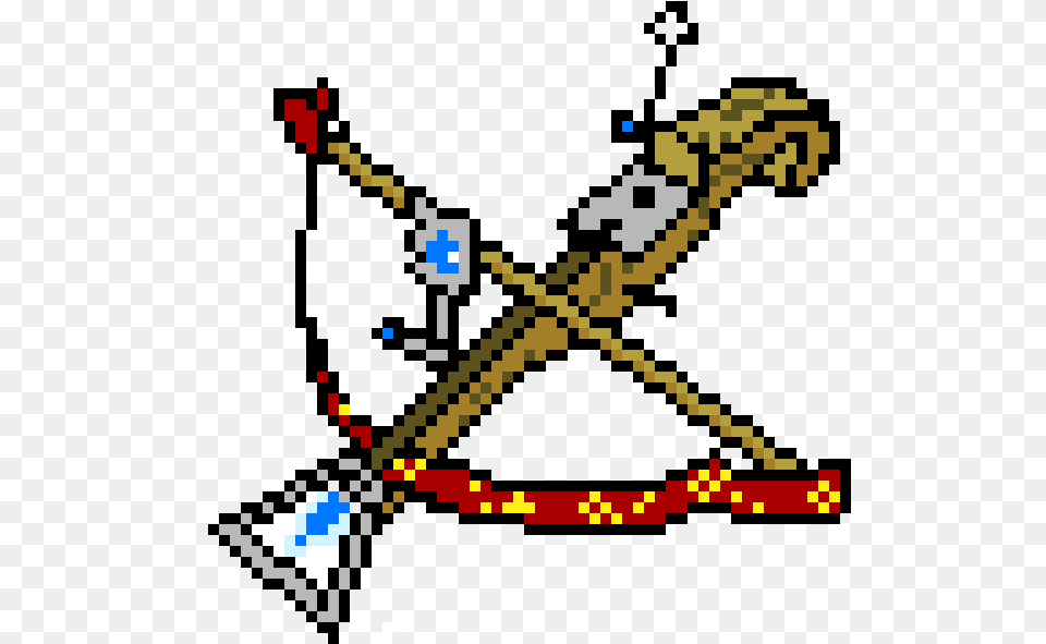 Crossbow Pixel Art, Electronics, Hardware, Blackboard Free Transparent Png