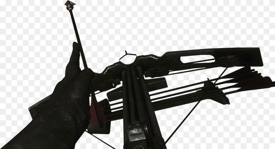 Crossbow Reloading Bo Black Ops Crossbow, Weapon, Adult, Male, Man Free Transparent Png