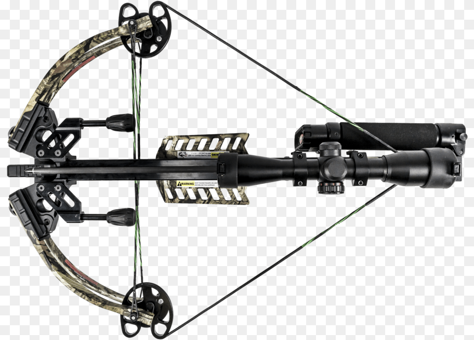 Crossbowhuntin Technology Killer Instinct Machine Machinesideviewunfoldedx Crossbow Modern Top View, Weapon, Bow, Gun Free Png Download