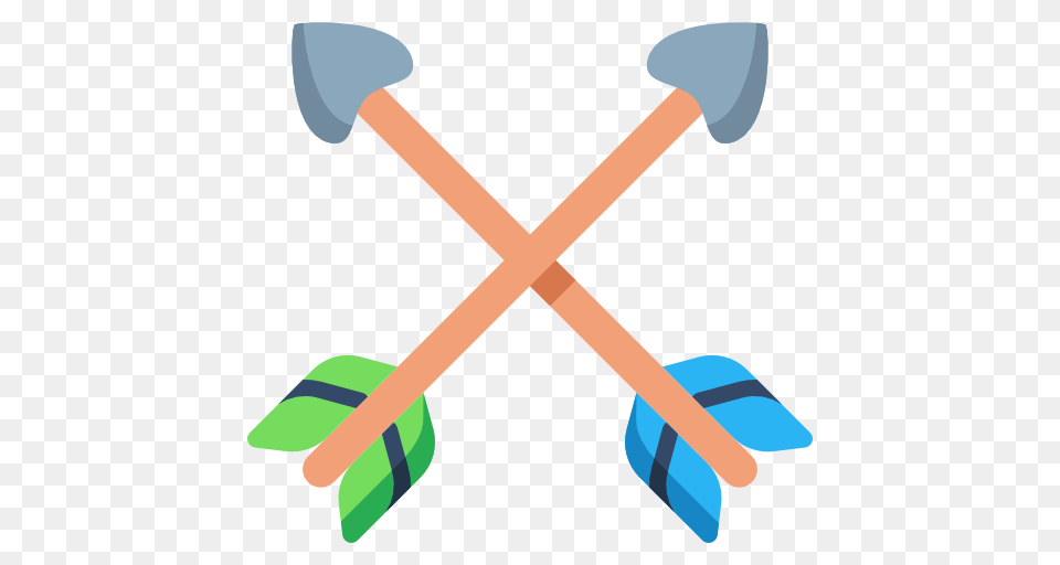 Crossed Arrows, Device, Weapon, Smoke Pipe, Axe Png Image