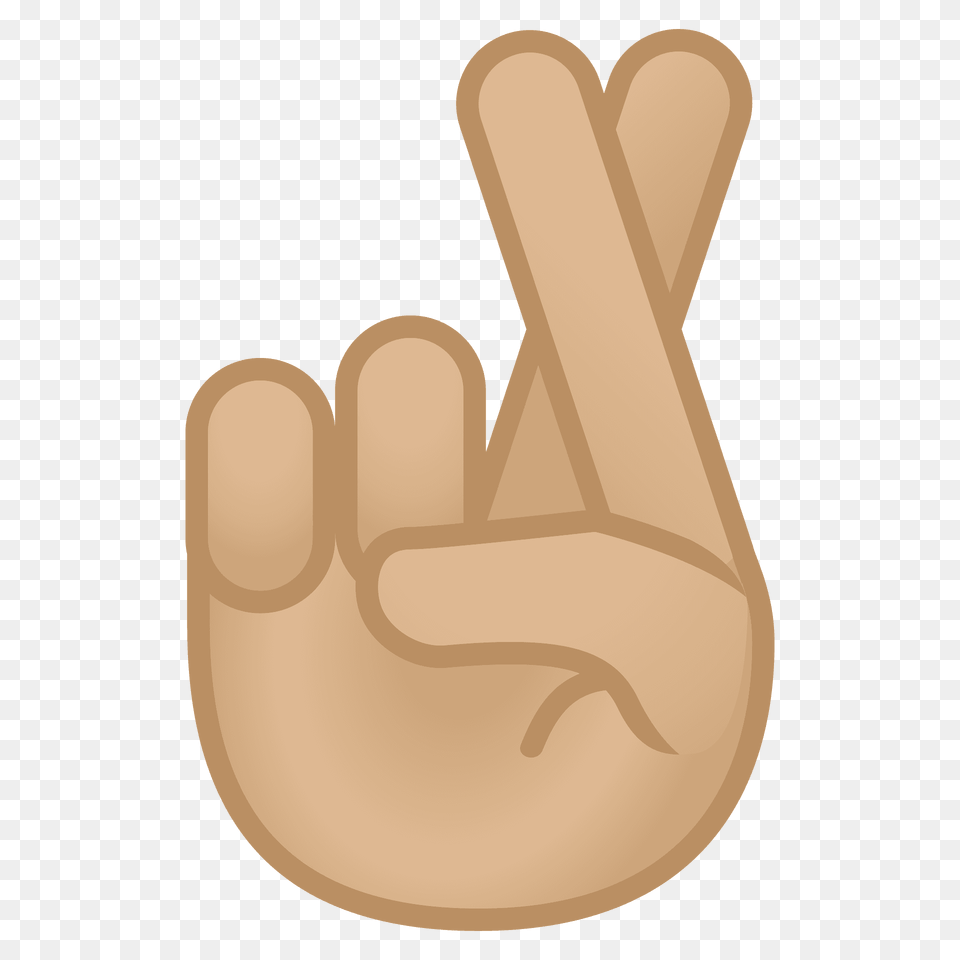 Crossed Fingers Emoji Clipart, Body Part, Hand, Person, Finger Png Image