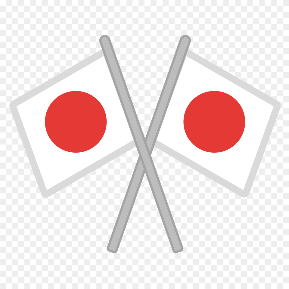 Crossed Flags Emoji Clipart, Flag, Japan Flag Png Image