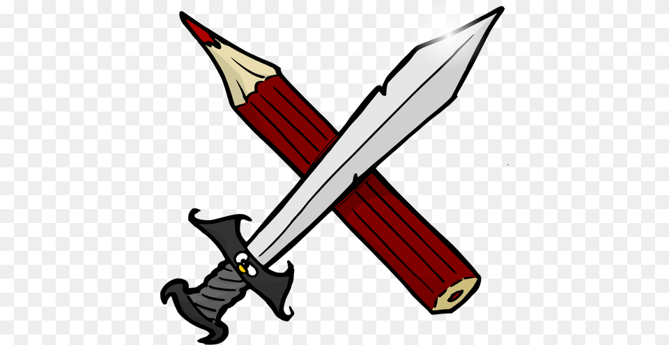 Crossed Free Clipart, Sword, Weapon, Blade, Dagger Png Image