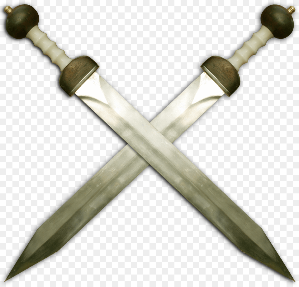 Crossed Gladii Crossed Gladius, Blade, Dagger, Knife, Sword Png Image