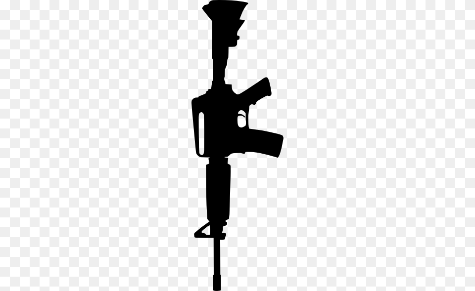 Crossed Gun Clipart, Silhouette, Firearm, Rifle, Weapon Png Image