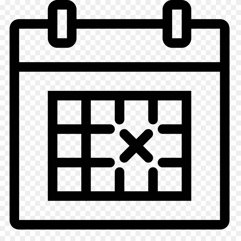 Crossed Out Date On Calendar Free Png