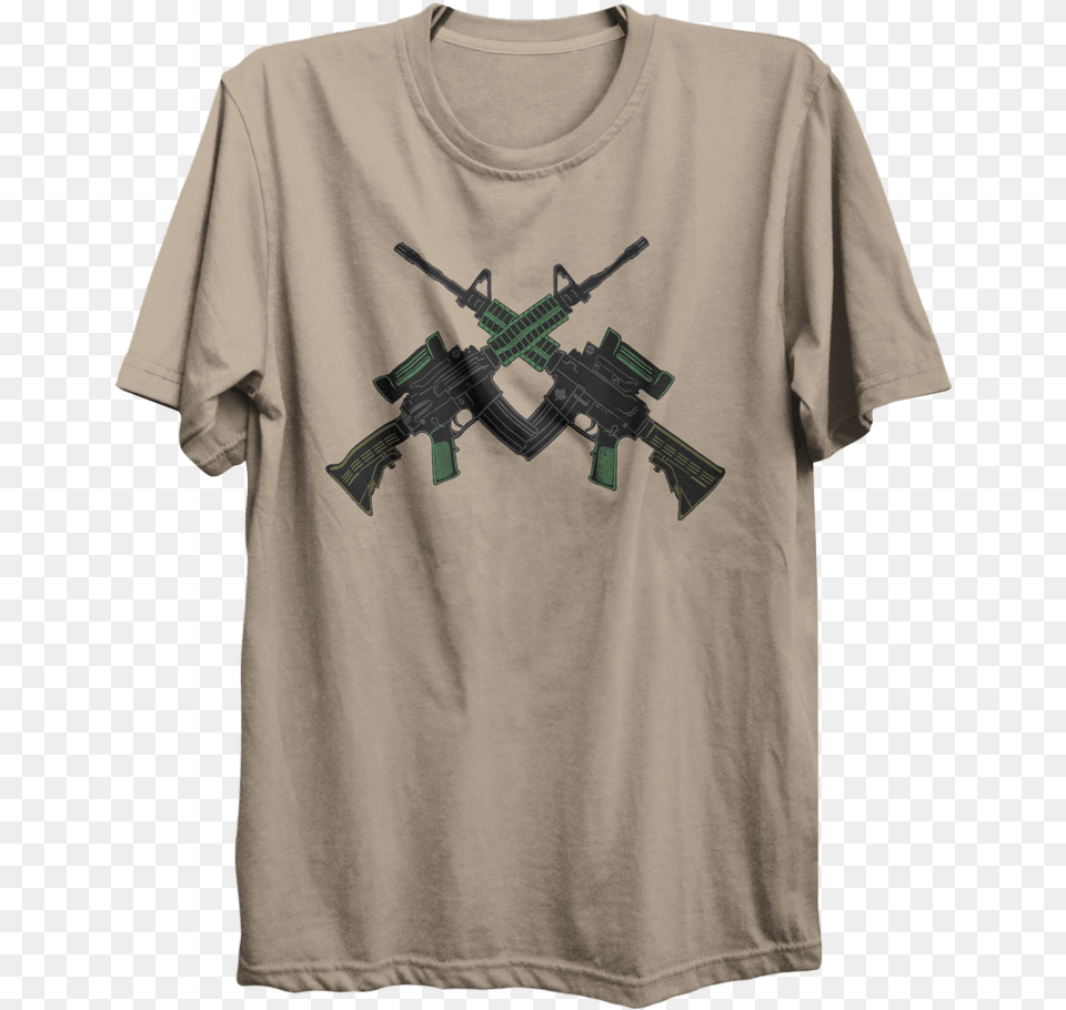 Crossed Rifles, Clothing, T-shirt, Firearm, Gun Free Transparent Png