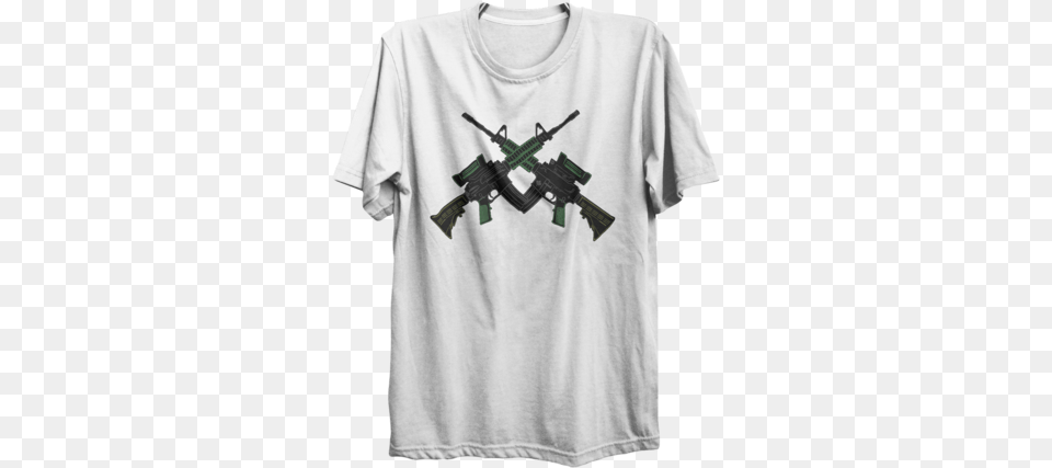 Crossed Rifles C7 T Shirt Not My President Shirt Anti Donald Trump Inauguration, Weapon, Clothing, Firearm, Gun Free Transparent Png