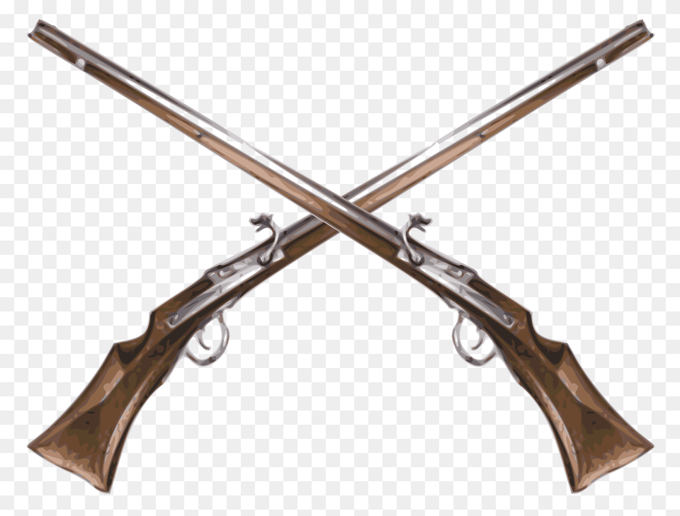 Crossed Rifles Image, Firearm, Gun, Rifle, Weapon Free Transparent Png