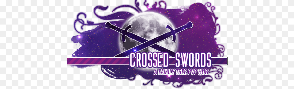 Crossed Swords A Family Tree Pvp Hub Flight Rising Event, Purple, Outdoors, Night, Nature Free Transparent Png