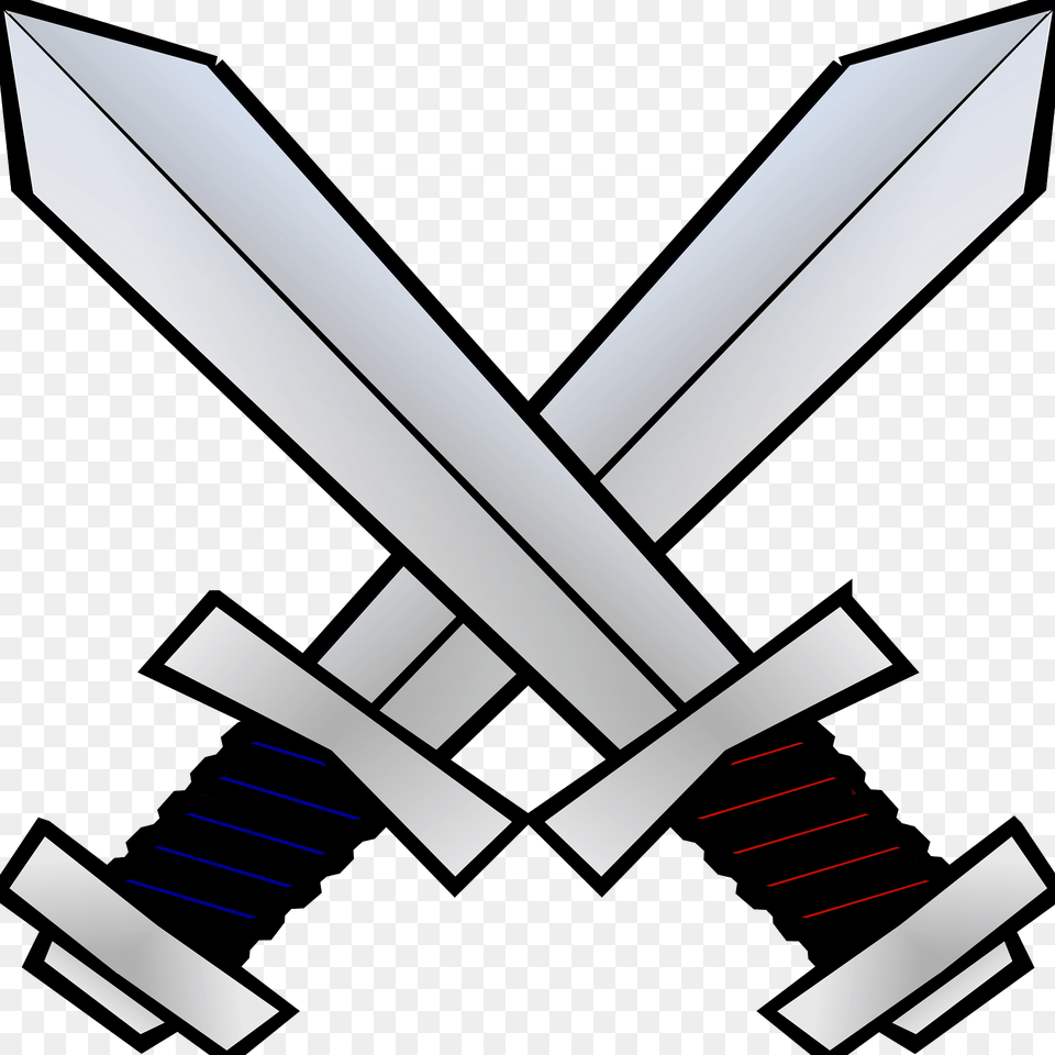 Crossed Swords Clipart, Sword, Weapon Png