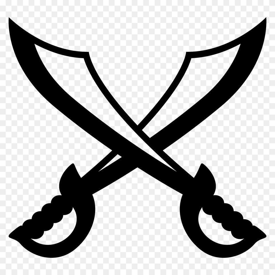 Crossed Swords Emoji Clipart, Sword, Weapon, Blade, Dagger Png