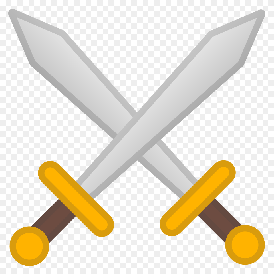 Crossed Swords Icon Noto Emoji Objects Iconset Google, Sword, Weapon, Blade, Dagger Free Png Download
