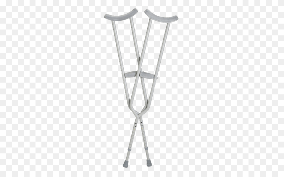 Crossed Underarm Crutches, Stick Png Image