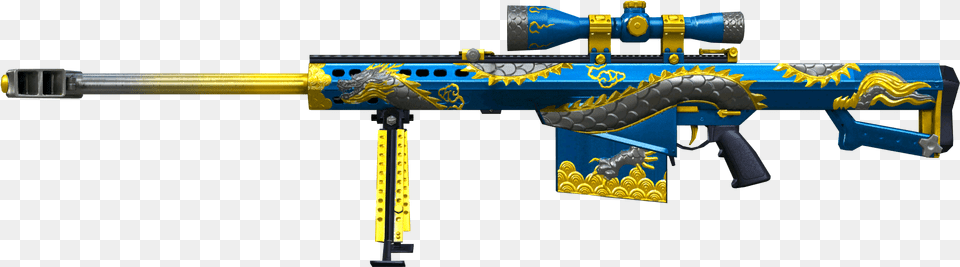 Crossfire Wiki Barrett Blue Silver Dragon Crossfire, Firearm, Gun, Rifle, Weapon Free Png