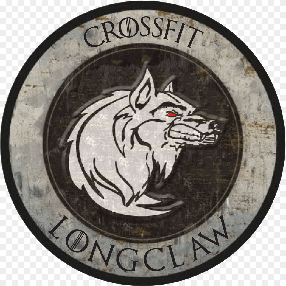 Crossfit Longclaw Logo Coyote, Emblem, Symbol, Person, Disk Free Transparent Png