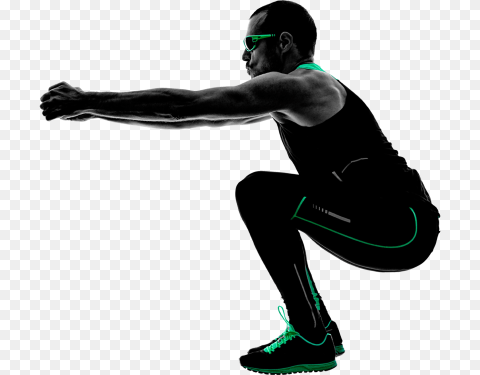 Crossfit Player Crossfit Silueta, Working Out, Squat, Fitness, Sport Free Transparent Png