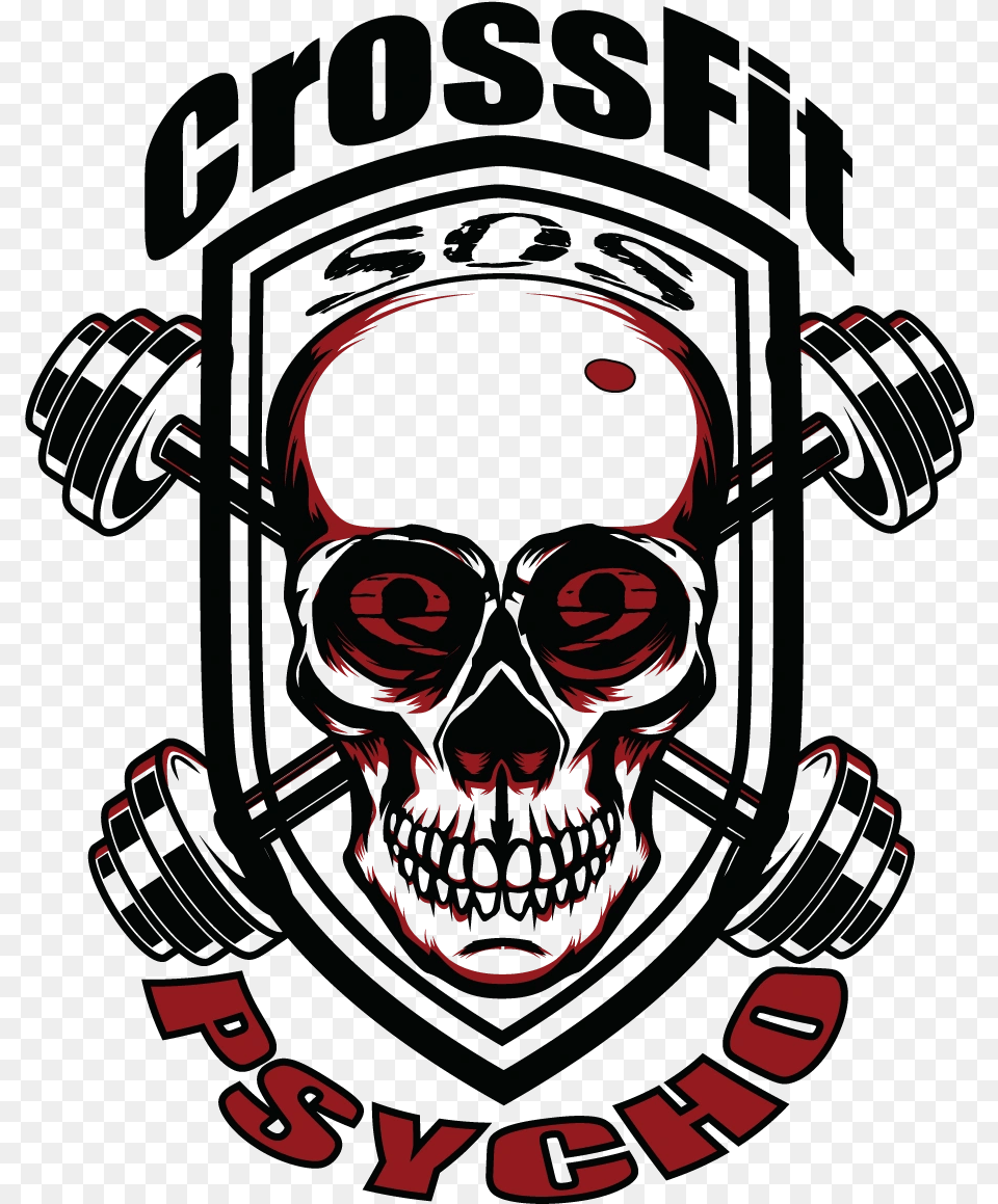 Crossfit Psycho Illustration, Emblem, Symbol, Logo Free Transparent Png