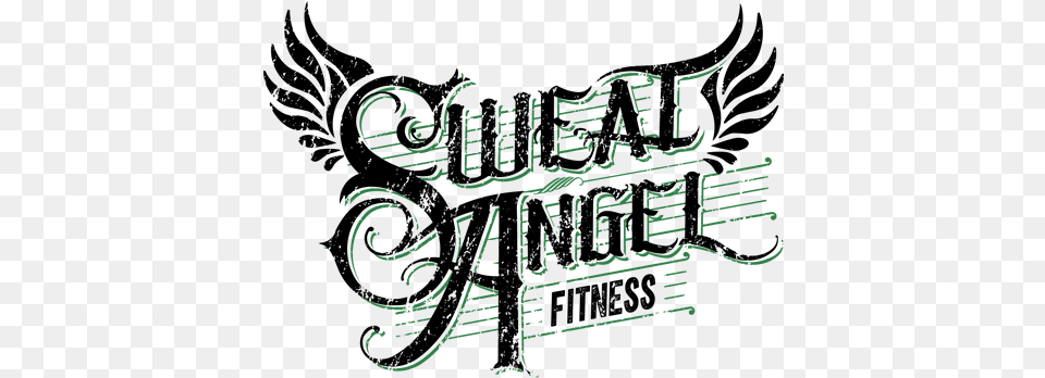 Crossfit Sweat Angel Workout Of The Day Graphic Design, Calligraphy, Handwriting, Text, Book Free Transparent Png